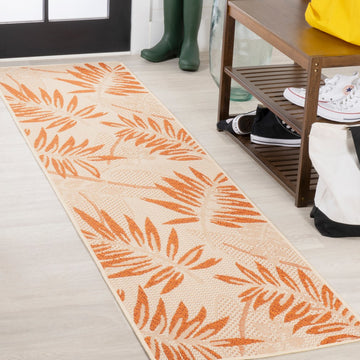 Havana Tropical Palm Leaf Indoor/outdoor Area Rug